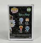 Funko Pop Rick And Morty  649 Rick With Crown Gamestop Exclusive Box Damage