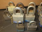 Padlocks And Keys  Mixed Brands And Sizes  Lot Of 30 Old Locks Some With Keys