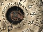 Rare Prescott Steam Pump Water Pressure Gauge Schaffer   Budenberg Antique