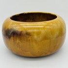 Miali California Pottery Mcm Brown Bowl Drip Glaze Vintage Planter Large 10    Euc