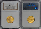 Reserve Bank Of Australia 1866 Victoria Gold Sovereign Ngc Ms-61 Old Slab  