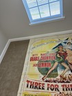 Original 1954  three For The Show  6 Sheet Movie Poster Betty Grable Jack Lemmon