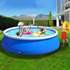 Butterfly Inflatable Coil Mesh Swimming Pool 305cm X 76cm For Kids   Family