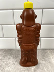 Vintage 1963 Clanky Chocolate Flavor Syrup Robot Bottle Family Foods Inc Plax