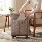 Travelhouse 3 Piece Luggage Set Softside Spinner Wheels Expandable