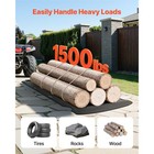 Uimoso 90 X 46 In Heavy Duty Yard Drag Sled  1500 Lbs  Hdpe Mat With Pull Cable