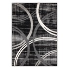 Rugshop Area Rug Modern Abstract Circles Design Rugs For Living Room Bedroom Rug