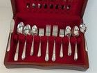 Wm Rogers Mary Lou  Devonshire 50 Pc Service For 8 Silverplate Flatware Set 1938