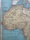 Antique 1935 Map Of Africa 11x14