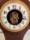 Rare Eureka Clock Mahogany Balloon Case Marquetry Inlay Three Ball  5020 G3d