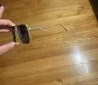 Men s Lightweight Gold Metal Aviator Sunglasses Gray Tinted Plastic Lenses