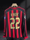 Ac Milan 07-08 Home Jersey     Champions League     Kaka  22 Long Sleeve