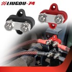 Red Black Junction Block Power Post Insulated Terminal Stud Battery 5 16  Ring