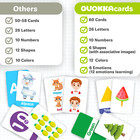 Quokka 60 Learning Flash Cards For Toddlers   Abc  Numbers   Animals