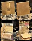 Vtg 1950s    volupte Gold Strap Powder Compact Case     Make Up Elegant Rare