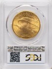 1927  20 Blue Gradient Saint-gaudens Double Eagle Pcgs Ms65 