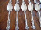 1847 Rogers Bros Vintage Grape  1904  Set Of 12 Silverplate Teaspoon 6  No Mono