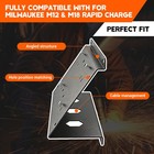 Fits Milwaukee M18 M12 Charger Wall Mount Bracket duty Stainless Steel Holder