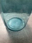 Vintage Blue Green 5 Gallon Glass Water Jug Circle 1976
