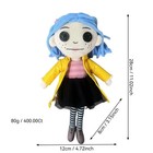28cm Coraline Plush Doll Soft Stuffed Toy Kawaii Pillow Kids Cute Collectible