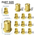 Upgraded Lp4 5 Range Natural Gas To Propane Lp Conversion Kit For Yellow