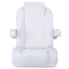 Northcaptain Premium Reclining Pontoon Captain s Chair Boat Bucket Seat white