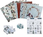 2 Pack Little Birdie Christmas 12 x12  Paper Crafting Kit-joy Of Winter Cr93983