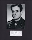 German Knights Cross Wwii Ss Alois Schnaubelt 9 T-34 Tank Kills Jsa Coa Signed