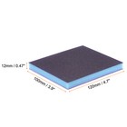 10pcs Sanding Sponge Blocks 500-600 Grits Hand Block  120x100x12mm  Blue purple