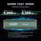 Fikwot 4tb Ps5 Ssd Pcie Gen 4 0 Tlc Nvme M 2 Internal Ssd Hard Drive W  Heatsink