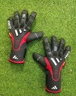 Goalkeeper Gloves Size 8 9 10 For Proffesional Use German Latex 4mm Extra Straps