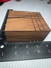 Solid Hardwood Puzzle   Box 3   x3 75   x2    Or Just Nice Wood Gift Handmade Box      