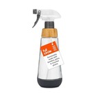 Refillable Glass Spray Bottle 16 Oz Bamboo Silicone Boot Stream Mist Plant Care