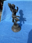 Antique South Indian Bronze Goddess Statue Lakshmi Parvati 19th C Hindu Art