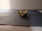 Vintage Virginia Metalcrafters Heavy Cast Brass Acanthus  Leaf Dish tray 3-33