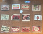 Early Paper Matchbox Labels - 37 Pieces - Incl Finnish  c 1900-1930 