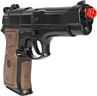 Gonher Us Army M9 Style Police 8 Shot Diecast Cap Gun- Black - Made In Spain