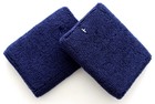 Nike Swoosh Tennis Wristbands 3 5  Adult College Navy white