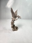 Vintage Pewter Fantasy Figure Griffon Sculpture 5 Inches