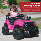 12v Kids Ride On Truck Car W parent Remote Control Led Lights Aux Port Free Ship