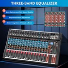 16 Channel Studio Audio Mixer Bluetooth Usb Digital Sound Mixing Console Board
