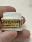 Antique Milk Glass Jar High Fusing Porcelain Dental History No Lid