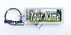 Your Name Message Solar Power Blinking Key Chain Ring Keychain No Need Battery