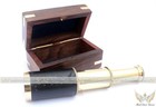 Vintage Leather Antique Brass Telescope Marine Nautical Pirate Spyglass Scope