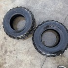 Set Of Two Front Tires Carlisle 25x8 00-12nhs Oem 