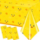 3pcs Yellowie Table Cover  Waterproof   Easy To Clean  70 8x42 5 Inches Duck