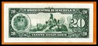 Venezuela Au unc Note 20 Bolivares 1966 P-43e Prefix E Banknote  Paper Money