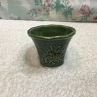 Yankee Candle Christmas Green Pine Cones Ceramic Votive Candle Holder Tea Light
