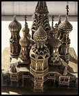 St  Basil Cathedral Russian Souvenir Building -                                 Brass 1970 