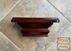 Vintage Bombay Company Mahogany Wood Wall Shelf Ledge Floating Shelf 9 X 4 X 3 5
